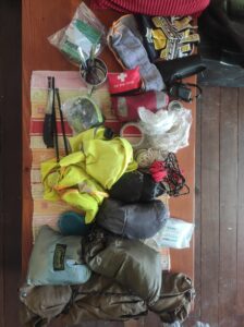Packing List gear unpacked