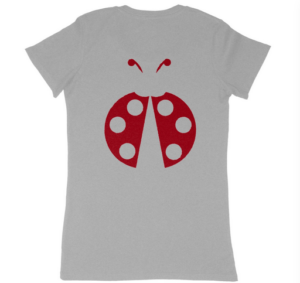 organic cotton clothing shirt azadi far ride ladybug lucky charm